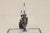 Silver Vintage Neoclassical Silver-Plated Urn Table Lamp With Floral Garland For Sale - Image 8 of 18