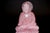 Natural Rose Quartz Buddha Statue Pink Gemstone For Sale - Image 9 of 10