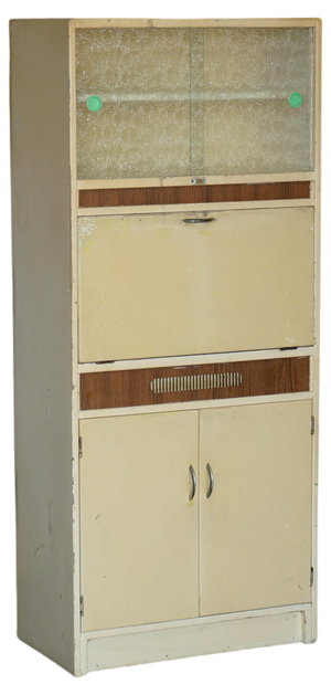 English Kitchen Haberdashery Cabinet, 1950s