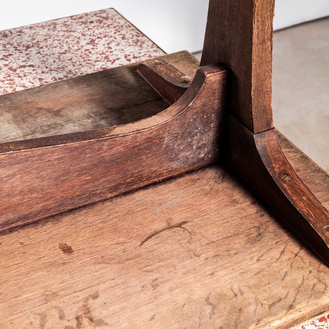 Vintage French Café Tables with Speckled Tops, 1920s For Sale - Image 6 of 9