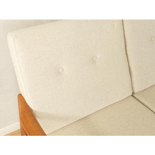 Wood Vintage Teak Three-Seater Sofa, 1960s For Sale - Image 7 of 10
