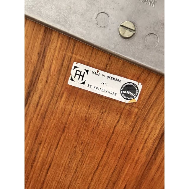 Brown Dining Table by Arne Jacobsen for Fritz Hansen, 1960s For Sale - Image 8 of 11