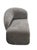 Set of 2 Right Arm and Left Arm Accent Chairs With Brass Base in Brown For Sale - Image 12 of 14