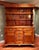 This two piece, 19th century, step back, cupboard is made from wide board pine. The wood has a warm, deep honey color with...