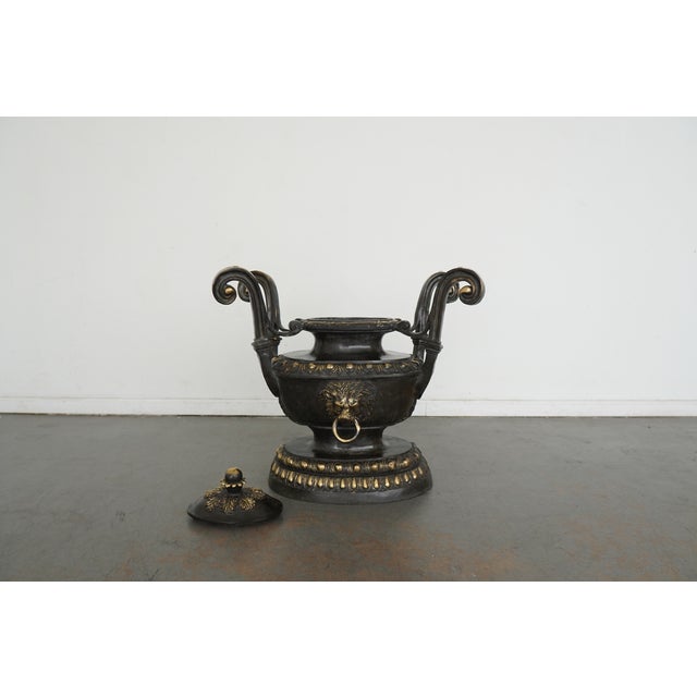 Vintage La Barge Neoclassical Glass Top Dining Table For Sale - Image 12 of 15