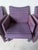 1980s 1980s Postmodern Vladimir Kagan Style Upholstered Dining Armchairs With Casters – Set of 4 For Sale - Image 5 of 17