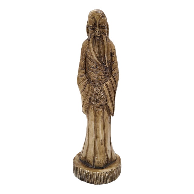 Art Deco Style Sage Figurine by Canto, 1960s For Sale