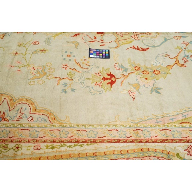 Late 18th Century Antique Oushak Rug 9'5'' x 14'5'' For Sale - Image 9 of 10