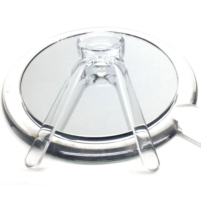 Vintage 90’s Lucite Hand Mirror Set Unique For Sale - Image 11 of 11