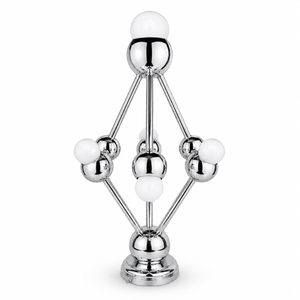 1960’s Atomic Space Age Era Atomium Chrome Table Lamp