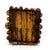 Tan Vintage Burnt Bamboo & Rattan Handled Basket – Organic Modern / Bohemian For Sale - Image 8 of 9