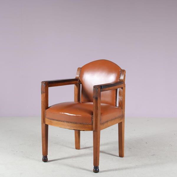 Amsterdamse School Style Chair by Paul Bromberg for ‘t Woonhuys, Amsterdam For Sale - Image 5 of 18