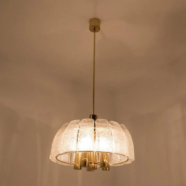 One Chandelier and Two Wall Sconces from Doria, Set of 3 For Sale - Image 3 of 12