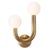 Regina Andrew Happy Steel Sconce Left Side, Natural Brass For Sale - Image 10 of 10