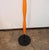 Wood Postmodern Orange Floor Lamp, 1990s For Sale - Image 7 of 12
