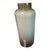 Bring sculptural elegance to your space with this tall olive-green glass vase featuring a milky white interior. Its glossy...