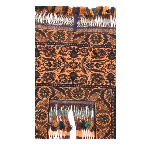 Vintage Afghan Balouch Hanging Tribal Textile Art - 4' X 9' For Sale - Image 4 of 5