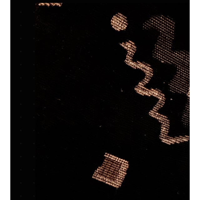 Black 1980s Canadian Post-Modernism: Jaymar "Ribbon" Coil Chair in Original Memphis Velour For Sale - Image 8 of 14