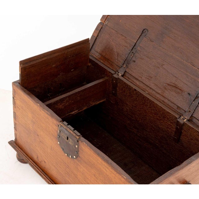 Wood Dutch East Indies Hardwood Chest, 18th Century For Sale - Image 7 of 10