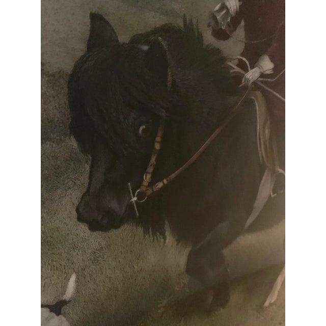 1950s Scratch Pack Etching in Custom Frame For Sale - Image 5 of 13