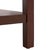 Early 21st Century Omara 1 Shelf Side Table in Walnut For Sale - Image 5 of 8