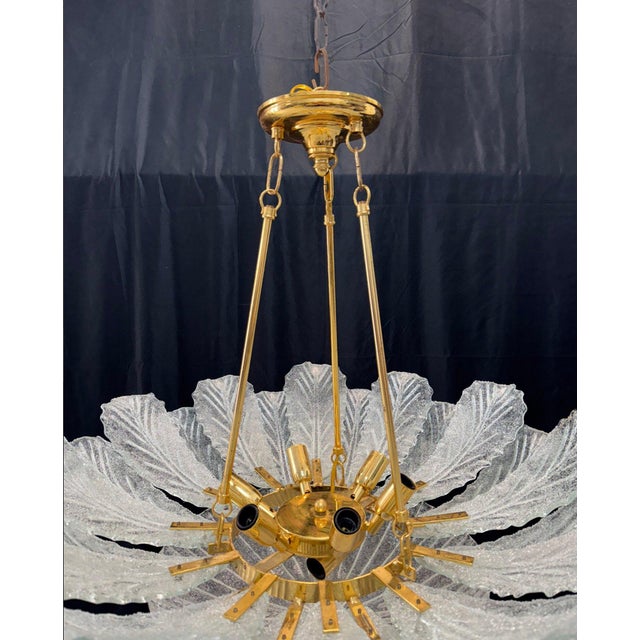 Vintage Pendant Light by Ercole Barovier for Barovier & Toso, 1970s For Sale - Image 6 of 11