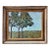 Textural Serenity: Jacobson's Three Little Trees. Oil Painting For Sale
