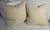 Pair of Mohair ivory pillows in fantastic condition.The inserts are down & feather inserts.