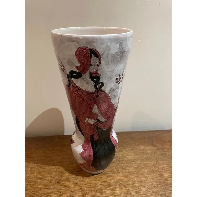 Ceramic Vase by Le Brescon For Sale - Image 10 of 11