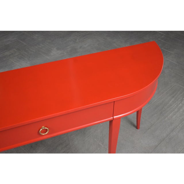 MidCentury Modern Lacquered Console Table Chairish