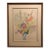 Dorothy Strausser Floral Still Life Watercolor, Framed (1985) For Sale