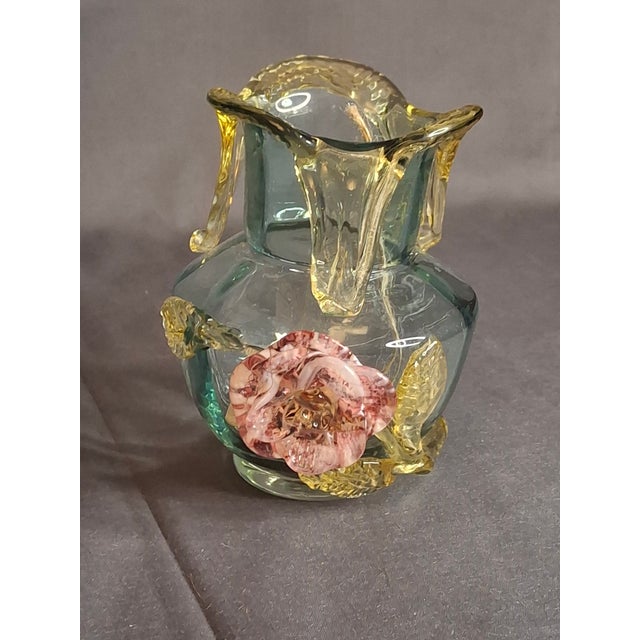 This exquisite piece is a prime example of Victorian Art Glass from the renowned Stourbridge district of England. The vase...