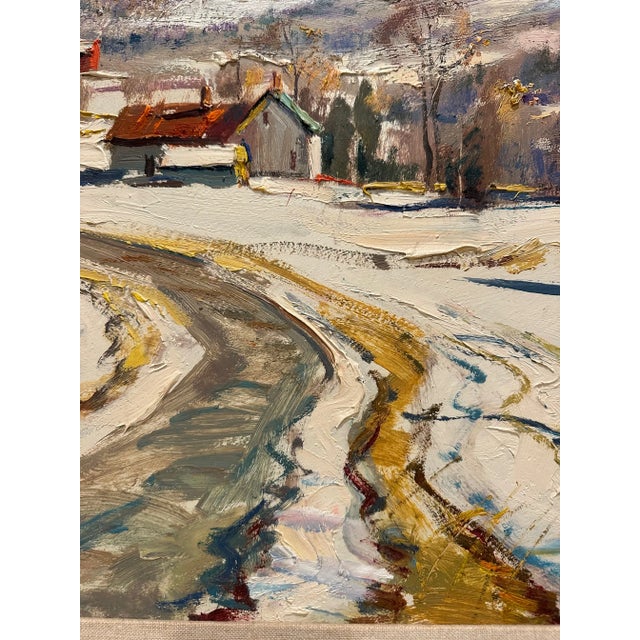 Paper Winter Landscape by Wayne Morrell For Sale - Image 7 of 11