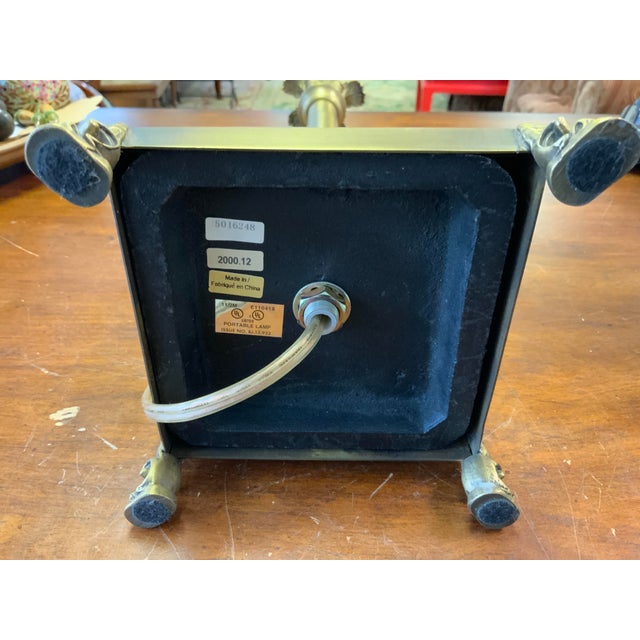 Neoclassical Late 20th Century Bombay Company Lamp For Sale - Image 3 of 11