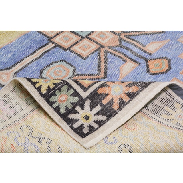 2010s Pakistani Oushak Hand Knotted Wool Rug, 8'x10' For Sale - Image 5 of 6