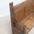 Antique Wooden Bench with Paneled Back, 1880 For Sale - Image 10 of 11