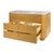 Genoa 60. in. W Rectangular Wood & Quartz 4 Drawer Double Sink Bathroom Vanity, Light Oak For Sale In Chicago - Image 6 of 11