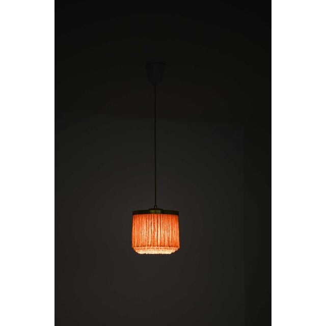 1960s Scandinavian Modern Hanging Lamp in Beige and Gold by Hans-Agne Jakobsson, 1965 For Sale - Image 5 of 10