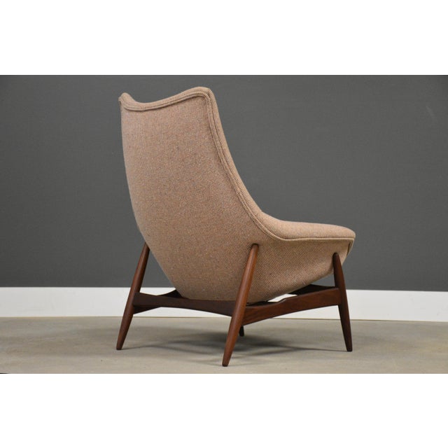 Mid-Century Modern Henry Klein for Bramin Teak Lounge Chair For Sale - Image 3 of 13
