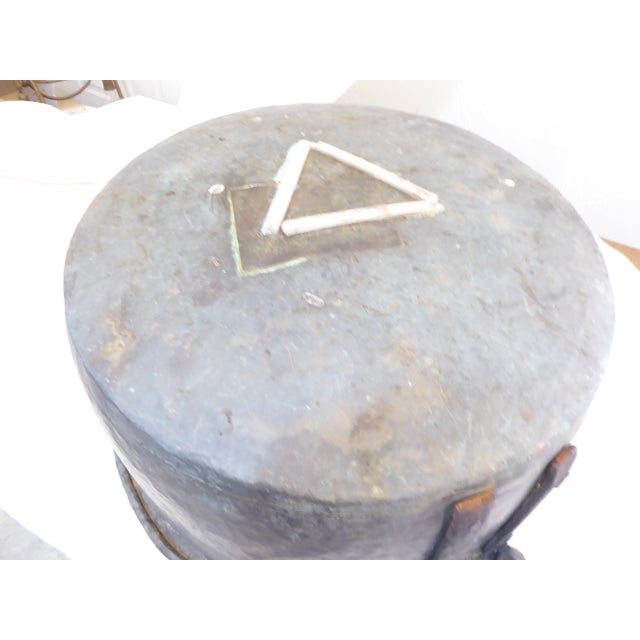 Antique Copper Cauldron For Sale - Image 4 of 4