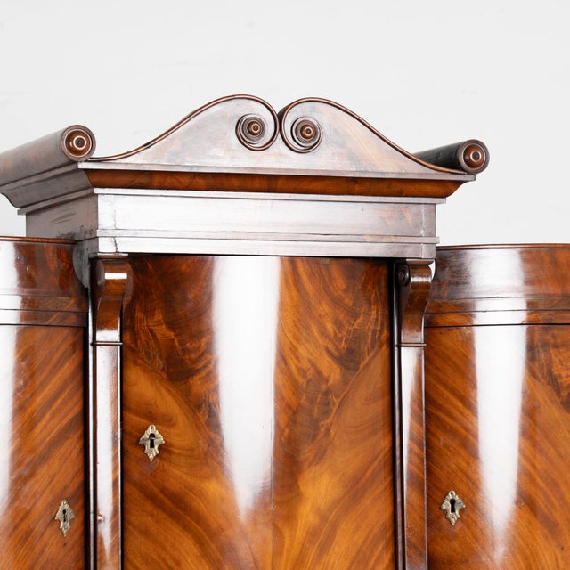 19th Century 19th Century Danish Mahogany Secretary Bureau For Sale - Image 5 of 16