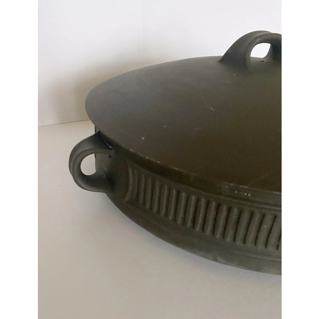 Mid-Century Modern Mid-Century Jens H. Quistgaard for Dansk Matte Flamestone Pottery Domed Casserole Dish For Sale - Image 3 of 6