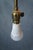 Antique Victorian Brass Filligree Acanthus 1 Light Parlor Drop Pendant 19" For Sale - Image 6 of 8