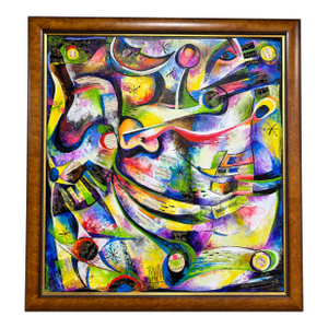 Large Contemporary Abstract Painting “My Dreams” Tyka 2000