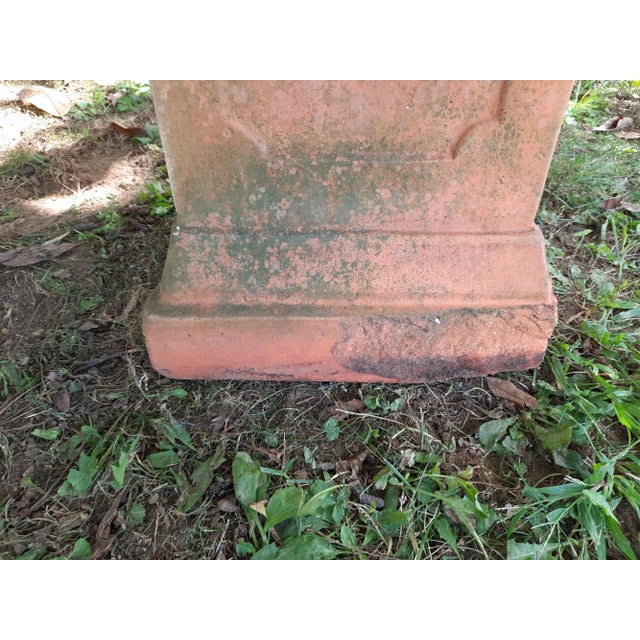 Early 20th Century Vintage Italian Terracotta Pedestal For Sale - Image 5 of 8