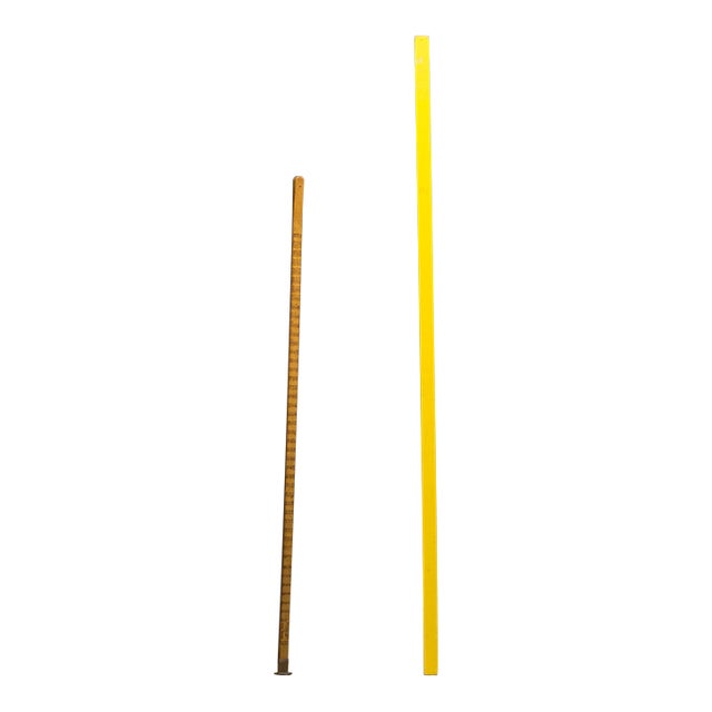 Early 20th C. Surveyor's Pole & Logging Measuring Stick c.1940 For Sale