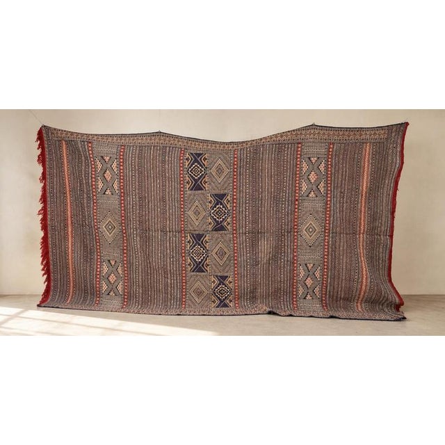 Large Vintage Moroccan Wool Glaoua Hanbel Rug, 1960s For Sale - Image 10 of 10