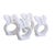 White Ceramic Butterfly Motif Napkin Rings - Set of 4 For Sale - Image 4 of 4