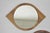 Mid-Century Modern Mid Century Danish Modern Style Sculpted Solid Teak Wood Mirrors - 3 Pc Set For Sale - Image 3 of 12
