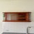 1960s Mid-Century Modern Polish Wall Showcase Cabinet in Beveled Glass and Wood Veneer, 1960s For Sale - Image 5 of 15